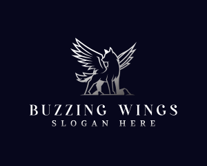 Wing Wolf Firm logo design