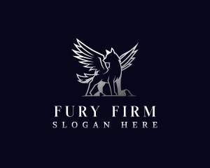 Wing Wolf Firm logo design