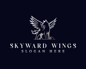 Wing Wolf Firm logo design