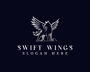 Wing Wolf Firm logo design