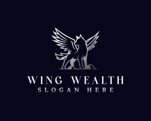 Wing Wolf Firm logo design