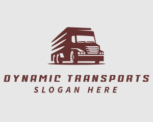 Truck Driver Transport logo design