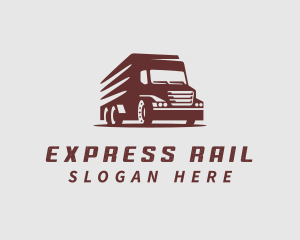 Truck Driver Transport logo design