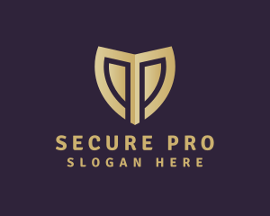 Modern Security Shield logo design