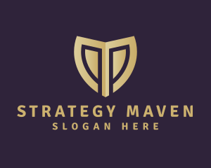 Modern Security Shield logo design