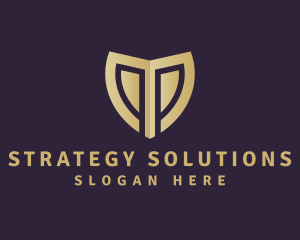 Modern Security Shield logo design