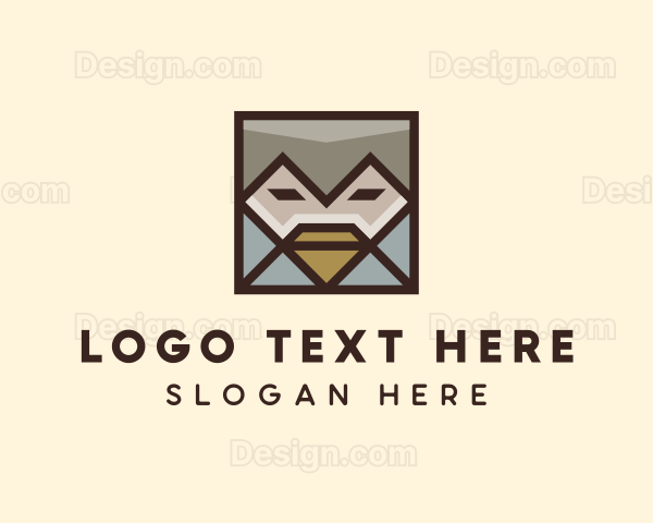 Geometric Human Face Logo