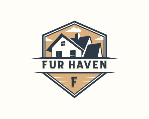 Apartment Roofing Renovation logo design