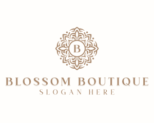 Feminine Floral Boutique logo design