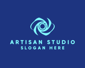 Studio Camera Lens  logo design