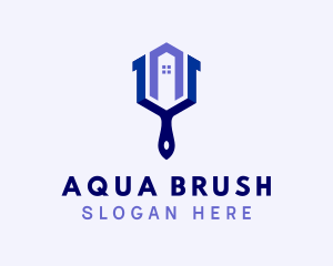 Home Paint Brush logo design