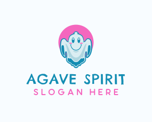  Spooky Ghost Spirit logo design