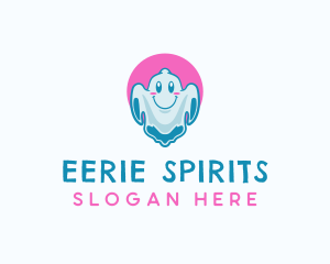  Spooky Ghost Spirit logo design