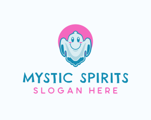  Spooky Ghost Spirit logo design