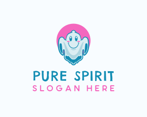  Spooky Ghost Spirit logo design