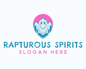  Spooky Ghost Spirit logo design