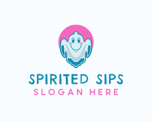  Spooky Ghost Spirit logo design