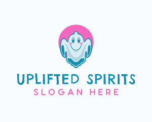  Spooky Ghost Spirit logo design