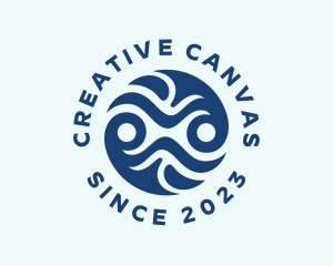 Creative Wave Technology logo design