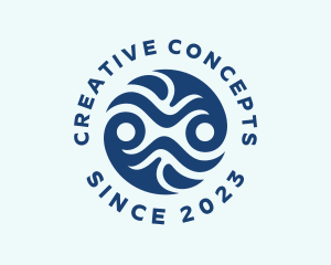 Creative Wave Technology logo design