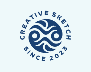 Creative Wave Technology logo design