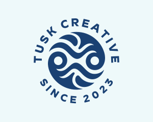 Creative Wave Technology logo design