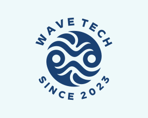 Creative Wave Technology logo design