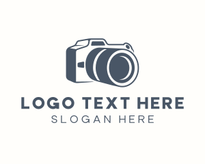 Lens - Camera Portrait Lens logo design