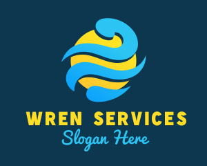 Air Ventilation Repair Service logo design