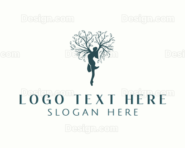 Organic Woman Tree Logo