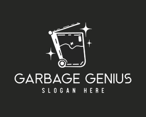 Rubbish Bin Trash Can logo