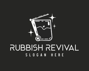 Rubbish Bin Trash Can logo