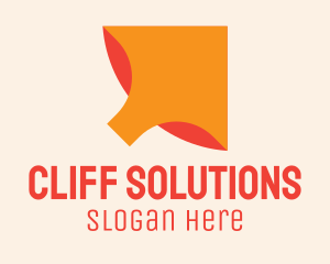 Orange Arrow Cursor logo design