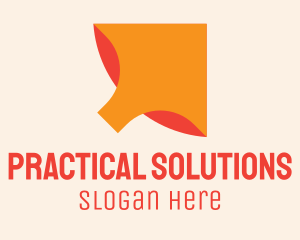 Orange Arrow Cursor logo design