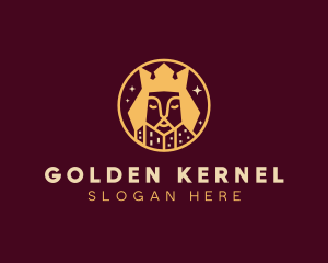 Golden City King  logo design