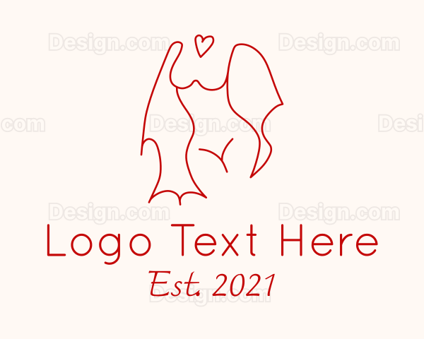 Sexy Woman Lingerie Logo