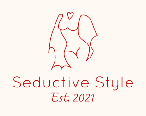 Sexy Woman Lingerie logo design