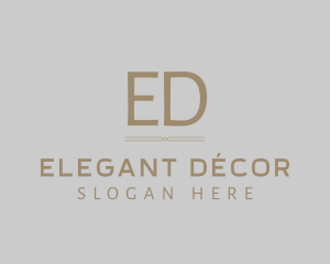 Gold Luxury Elegant logo design