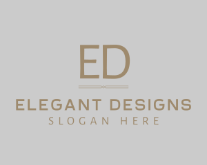 Gold Luxury Elegant logo design