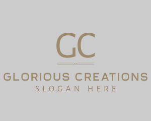 Gold Luxury Elegant logo design