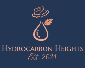 Rose Oil Droplet logo