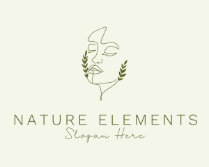 Natural Eco Face logo design