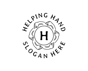 Outreach Hand Community Charity logo design