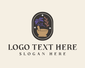 Mystical Spices Mortar Pestle Logo