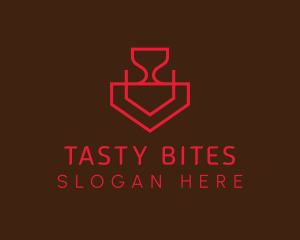 Wine Glass Table  Logo