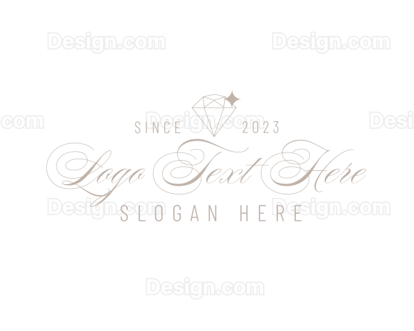 Jewelry Calligraphy Wordmark Logo