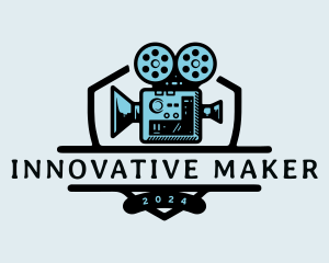 Cinematic Camera Videography logo design