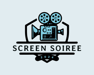 Cinematic Camera Videography logo design