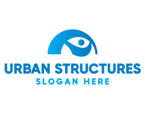 Human Bridge Architecture  logo design