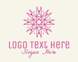 Pink Snowflake Decor logo
